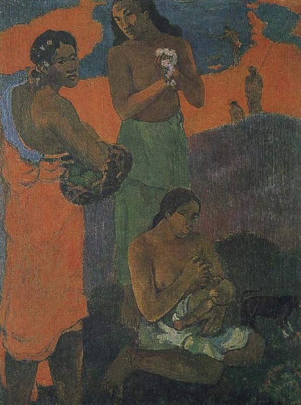 Paul Gauguin Motherly love oil painting picture